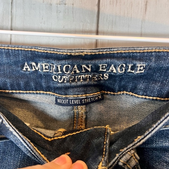 American Eagle Embroidered Hi Rise Shortie N1 - Picture 3 of 5